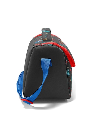 Coral High Kids Koyu Gri Kırmızı Uzay Desenli Thermo Beslenme Çantası 11808