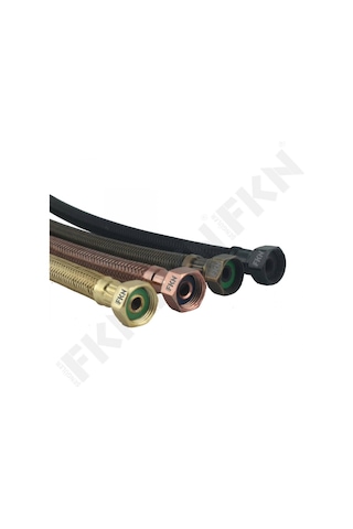 Fkn Siyah Flex Spiral - Bağlantı Hortumu 3/8-3/8 50 Cm