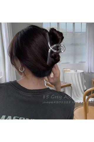 Okavango Kadın Şeffaf Fiyonk Mandal Toka Çok Renkli