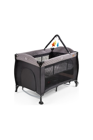 Baby2go Anemone Anne Yanı Oyun Parkı 70x110 Cm Koyu Gri 63c12245524n1-2