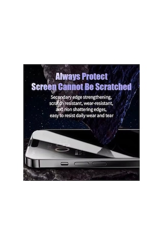 Apple iPhone Uyumlu 15 Hayalet Kırılmaz Cam Premium
