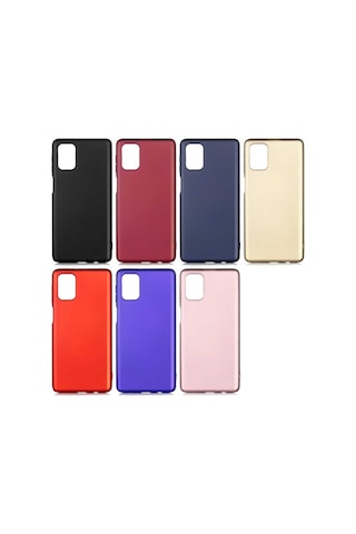 Samsung Uyumlu Galaxy M31S Kılıf Zore Premier Silikon Kapak-Siyah