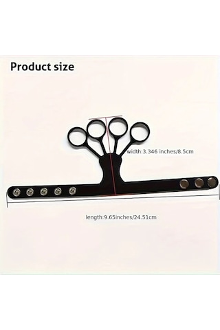 Elmpaly Siyah Basketbol Atış Antrenörü - Mükemmel Form İçin Lastik Parmak Ayırıcı, Çok Fonksiyonlu 3 Sayı Eğitim Aracı