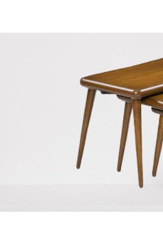 Zigon Osm Class Tabla Ayak Sehpa Parlak Ceviz Ahşap Kayın Torna Ayakel Yapım Kutuda Sevk