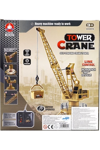 Mega Işıklı Kule Vinç Kablo Kumandalı