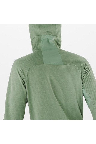 Salomon Essentıal Lıghtwarm Erkek Kapüşonlu Polar Laurel Wreath Lc2111800 Yeşil