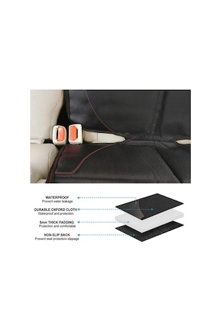 Ulzyvf Su Geçirmez Bebek Koltuğu Koruyucu - Kalın Pedli, Cepli, Evrensel Boy, Pratik