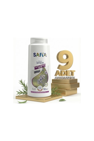 Safia Zayıf Ve Kırılgan Saçlar Şampuan 9x650 Ml