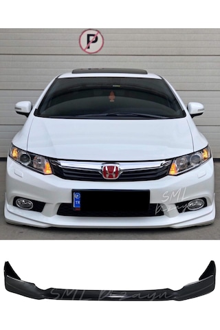 Honda Civic Fb7 Ön Ek (Plastik) Boyasız Fb7 Ön-Tampon-Karlık-Ek