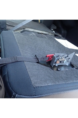 Teltree Ford F-150 2009-18 , F-250/f-350 2017-19 Arka Koltuk Serbestleştirme Kiti: Kırmızı Anodize Kilit Ve Nylon Kayış İle Kolay Erişim