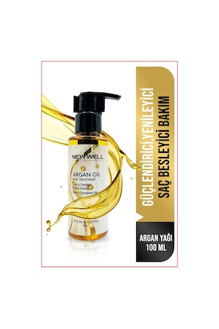 New Well Argan Özlü Saç Bakım Yağı 100 ML