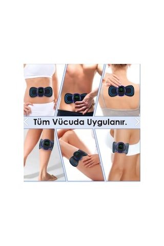 Tens Cihazı Ems Elektrikli Tüm Vücut Şarjlı Taşınabilir 8 Mod 19 Proğramlı
