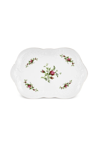 Karaca Vintage Rose Kayık Tabak 30 Cm Çok Renkli