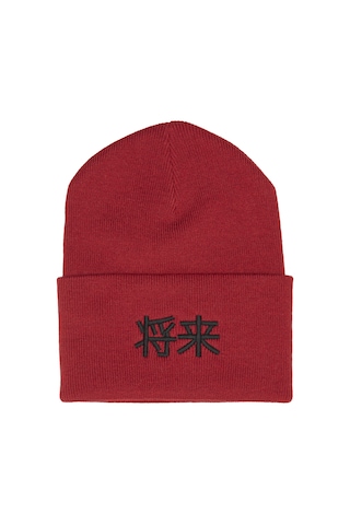 Jack & Jones Japon Nakışlı Bere  12214863 Chili Pepper