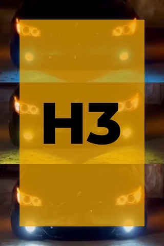 H3 - 3 Renk Xenon Şimşek Etkili 3 Renk Deli Mavi - Sarı- Kristal Beyaz Led Zenon Led Xenon