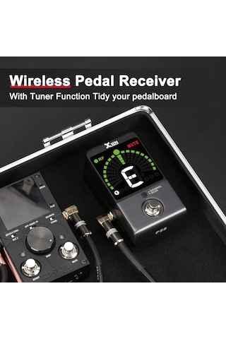 Xvive Xv-p58r 5.8ghz Akort Aletli Receiver Pedal - Siyah