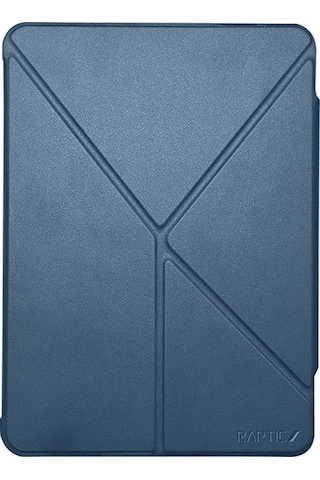 Apple Uyumlu iPad  Air 11 2025 M3 Raptic Clear Folio Airbagli Şeffaf Kapaklı Katlanabilir Standlı Kılıf Lacivert