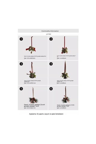 Hyt Noel Ağacı Çan Asılı Dekorasyon Noel Zarif Süsler Yaratıcı Çan Serisi Noel