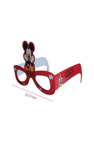 Mickey Temalı Kağıt Gözlük 6 Adet Parti Gözlüğü Tüm Yaşlar