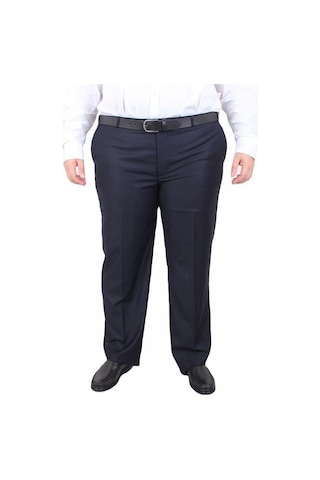 Starbattal Erkek Büyük Beden 6 Drop Kumaş Pantolon Parıs P071011 Lacıvert Lacivert