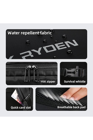 Mark Ryden Compacto Pro Çift Bölmeli Laptop Sırt Çantası Mr9031y Sj07 Gri Siyah