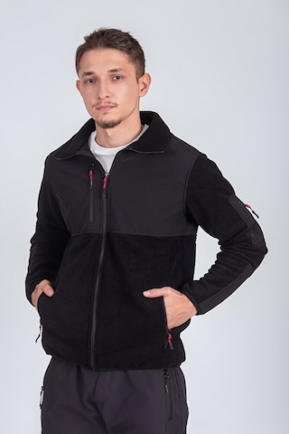 Softshell Erkek Garnili Polar Siyah