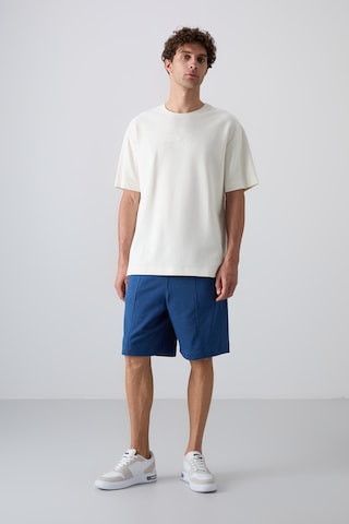 Tommy Life Parlament Pamuklu Kalın Yumuşak Dokulu Comfort Fit Basic Erkek Şort - 81261 Mavi