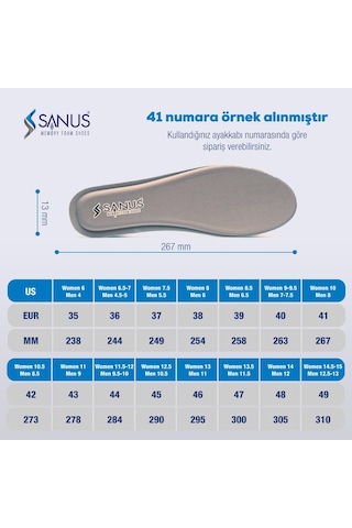 Sanus M300 (M800) Memory Foam Hafızalı Günlük Tabanlık