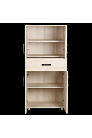 Çok Amaçlı Dolap 150 Cm Hard Parlak Carden Suntalem 4Raf 1Çekmec (391363980)