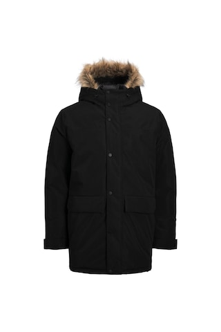 Jack & Jones Jack&Jones Jjchamp Parka Jacket Faux Fur Siyah 001
