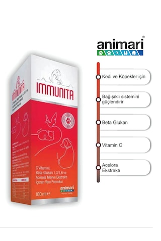 Animari Immunita Kedi ve Köpekler İçin Sistemini Güçlendirici