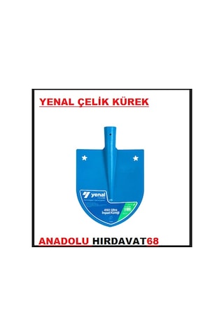 Yenal Kürek Vernik Ultra Çelik Toprak Küregi Bahçe İnşaat Küreği N11-992