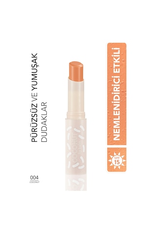 Flormar Lip Balm Meyve Kokulu Renkli Dudak Nemlendiricisi 004 Coconut