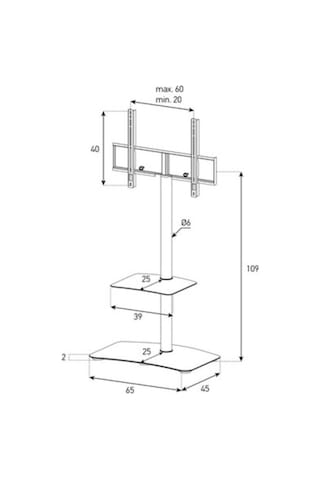 Cnrmağazacilik Sonorous Pl 2810 Wht Led & Lcd Televizyon Sunum Sehpası