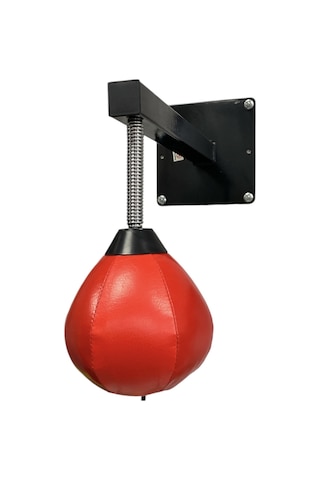 Hepitop Hız Refleks Topu Duvar Tipi Pencikbol Boks Topu Kırmızı