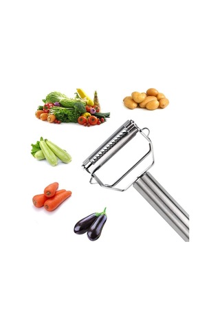 Julien Sebze Meyve Doğrayıcı Soyucu Çift Fonksiyonlu Paslanmaz