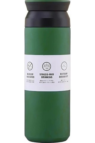 Forzacase Paslanmaz Çelik 500 Ml Sıcak Soğuk Tutan Çay Kahve Su El Termosu - Fc942 Yeşil Yeşil