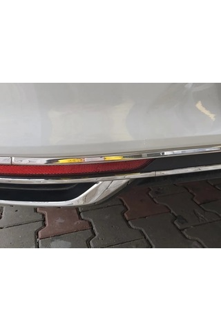 Vw Passat B8.5 Krom Difüzör Egzoz Çerçeve 2 Prç P.çelik 2019 Üstü