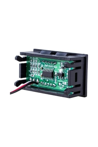 0.56 inç 0-100v 3 Kablolu DC Yeşil Voltmetre