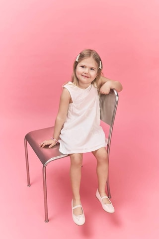 Defacto Kolsuz Brode Pembe Elbise Kız Bebek G9325a526hswt16 Beyaz-wt16