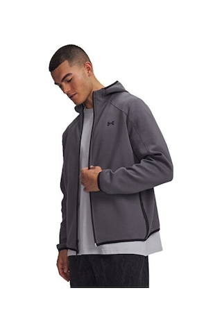 Under Armour Ua Unstoppable Flc Fz Erkek Günlük Ceket 6013431-025 Gri