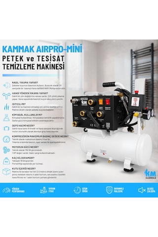 Kammak AirProMini Petek Temizleme Makinesi