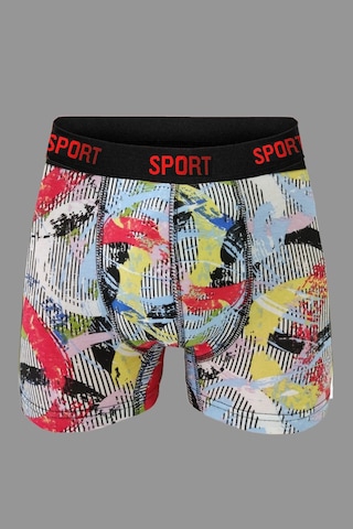 Erkek Desenli Premium Penye Pamuklu Likralı Boxer - 10'lu Set Vk-10'lu Desenli Set