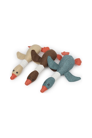 Mixpet 30 CM Sert Peluş Ördek Diş Kaşıma Köpek Oyuncağı Çok Renkli