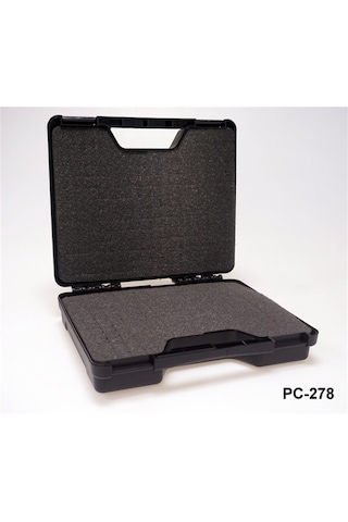 PC-278 Siyah - Perforeli Sünger ve Plastik Çanta 275 x 230 x 81 m