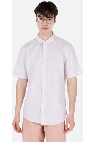 Colin's Colins Normal Kesim Shirt Yaka Bej Erkek Kısa Kol Gömlek Cl1067835 Cl1067835 Q1.v1 Beı Bej