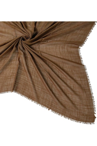 Enba Flamlı Yazma %100 Pamuk Nefes Alan Doğal Kumaş Acı Kahve