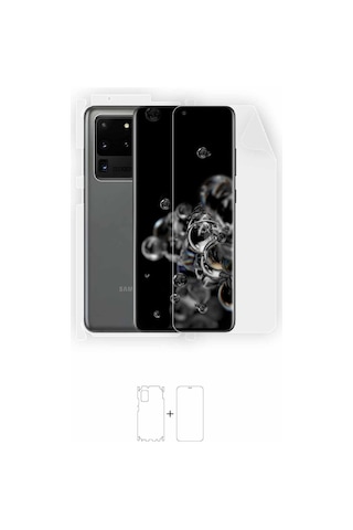 Samsung Uyumlu Galaxy S20 Ultra Ekran Koruyucu / Ön Arka Yan