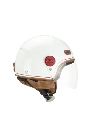 Cgm 191v Pix Vintage Bianco Bordeaux Lunga Açık Kask Beyaz-kırmızı Kırmızı-beyaz