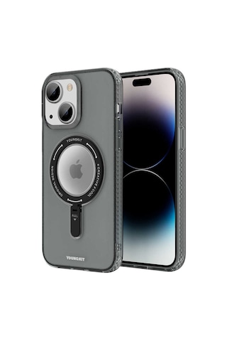 YoungKit Apple Uyumlu iPhone 14 Plus Kılıf Magsafe Şarj Özellikli Youngkit Rock Serisi Kapak Youngkit-10178